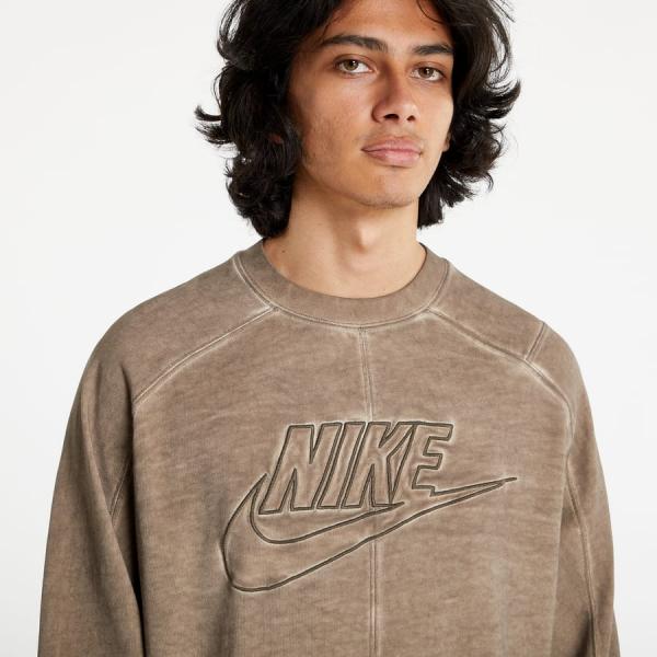 Mikina Nike Revival Jersey Crewneck Beige