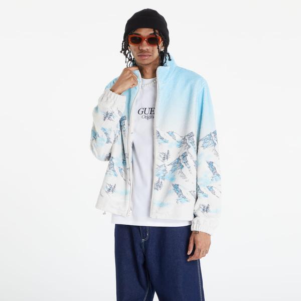 GUESS Maxi Print Jacket Blue / White