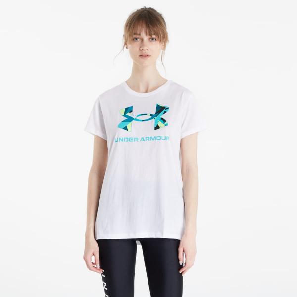 Dámské tričko Under Armour Sportstyle Graphic Short Sleeve White