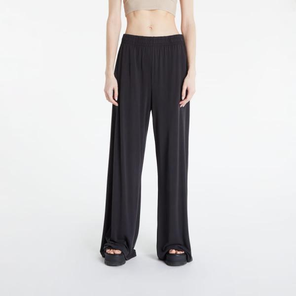 Kalhoty Urban Classics Ladies Modal Wide Leg Pants Black S