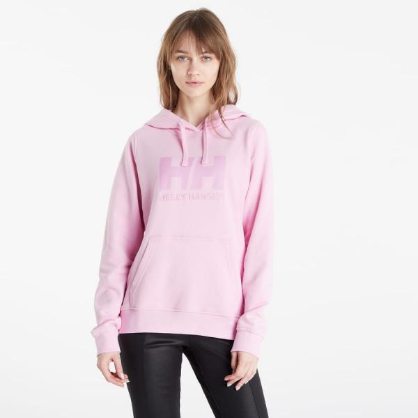 Helly Hansen W Hh Logo Hoodie Pink Sorbet S