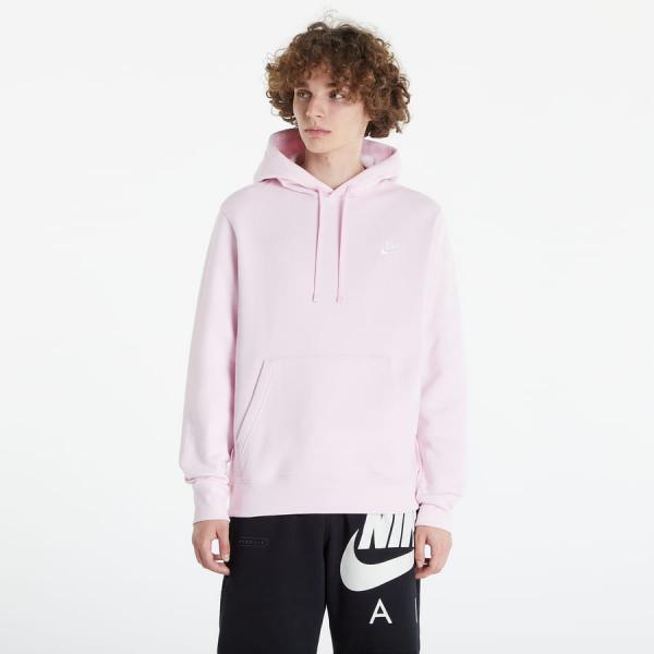 Mikina Nike Sportswear Club Pullover Hoodie Pink