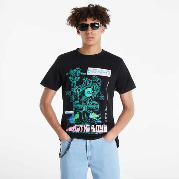 Tričko Urban Classics Beastie Boys Robot T-shirt Black S