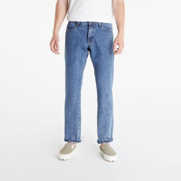 Džíny Urban Classics Organic Straight Leg Denim Light Skyblue Blue W33