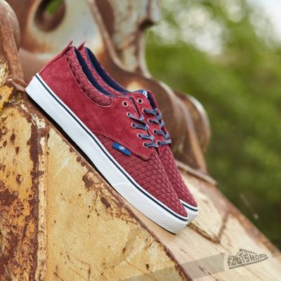 Radii The Jax Rosewood Navy Woven Suede