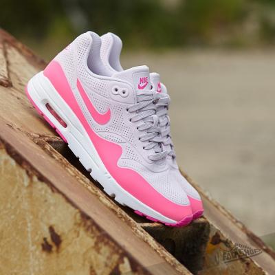 Nike Wmns Air Max 1 Ultra Moire Bleached Lilac/ Pink Blast- White