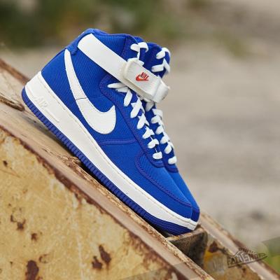 Nike Air Force 1 High Retro Concord/ Sail- Team Orange