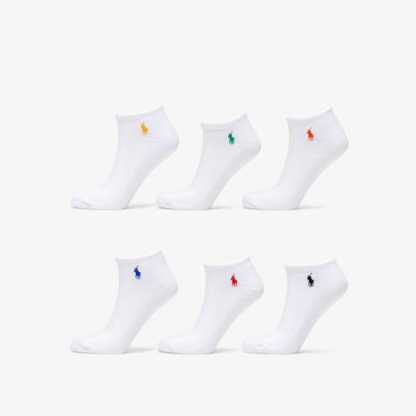 Ponožky Polo Ralph Lauren 6-Pack bílé