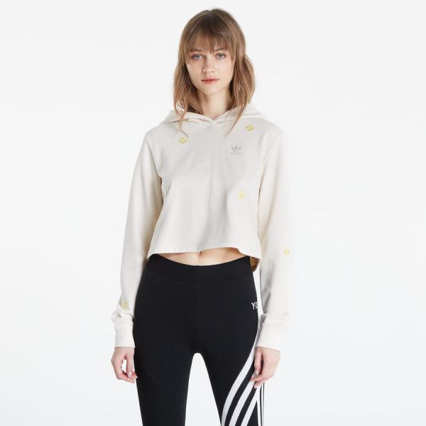 Dámská mikina adidas Originals Cropped Hoodie Beige