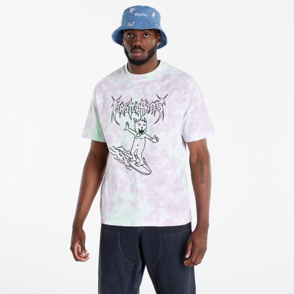 Tričko s krátkým rukávem Wasted Paris Toon Surf-Tie & Dye T-shirt Purple