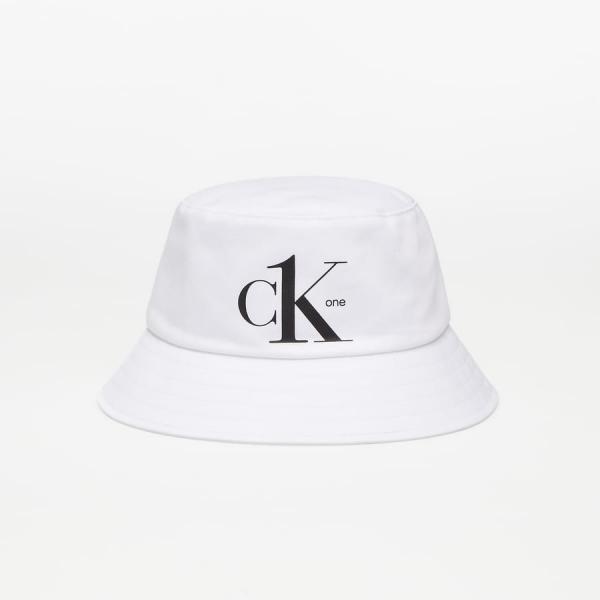 Klobouk Calvin Klein Unisex Bucket Hat White