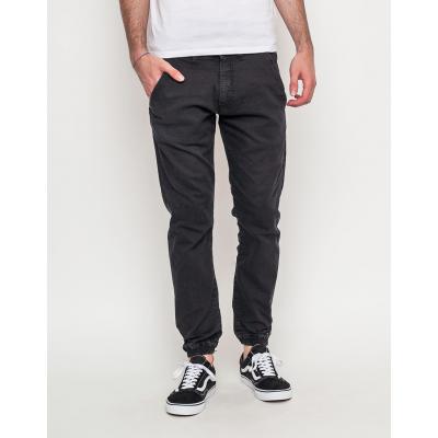 Kalhoty Reell Jogger Pant Premium Black Denim