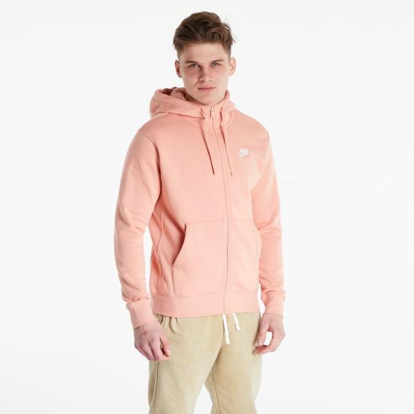 Mikina Nike NSW Club Fleece Man´s Full-Zip Hoodie Orange