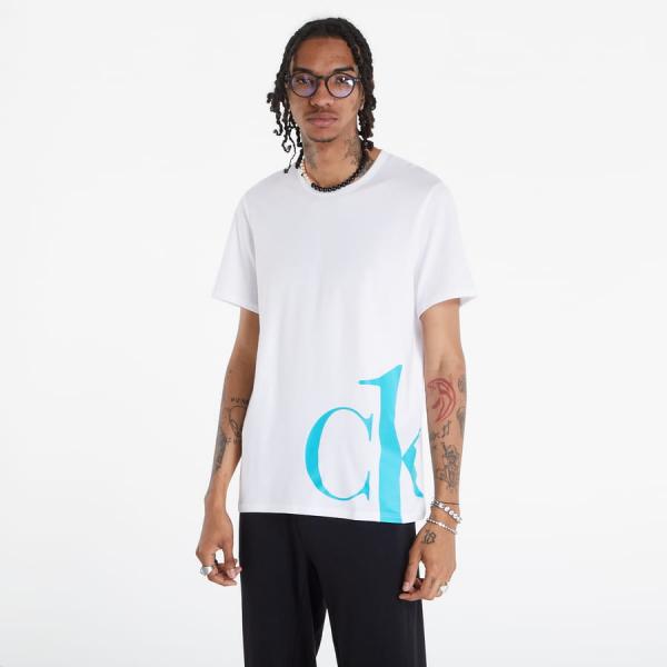 Tričko s krátkým rukávem Calvin Klein Graphic Tees S/S Crew Neck White