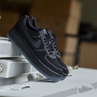 Nike W Air Force 1 Low Upstep BR Black/ Black-Cool Grey