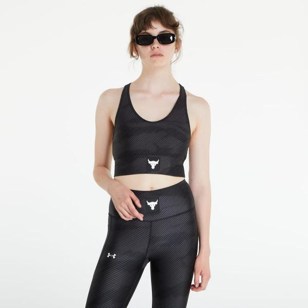 Podprsenka Under Armour Project Rock HeatGear Bra Black XS