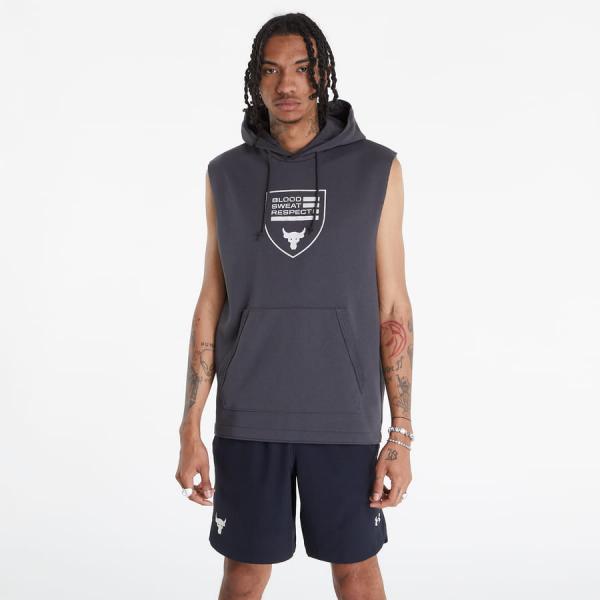 Mikina Under Armour Project Rock Heavyweight Terry Hoodie Grey