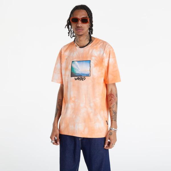 Wasted Paris Tee Sorry Marble Dye Orange