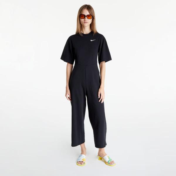 Nike NSW Jersey Jumpsuit Black/ White S
