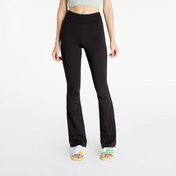 Legíny Urban Classics Ladies Recycled High Waist Flared Leggings Black XS