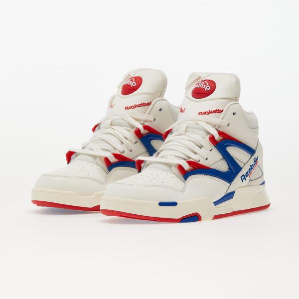 Reebok Pump Omni Zone II Chalk/ Vector Blue/ Vector Red
