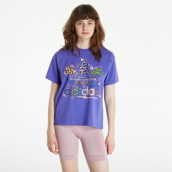 Tričko s krátkým rukávem adidas Originals Love Unites Trefoil T-Shirt Purple
