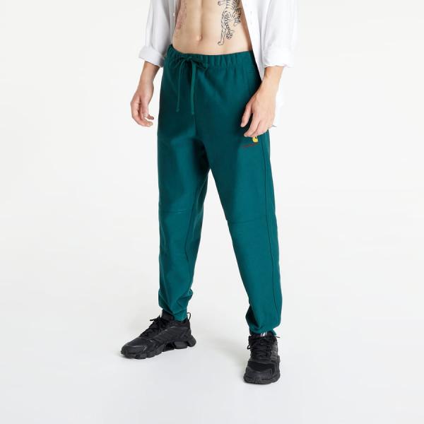 Tepláky Carhartt WIP American Script Jogging Pant Green