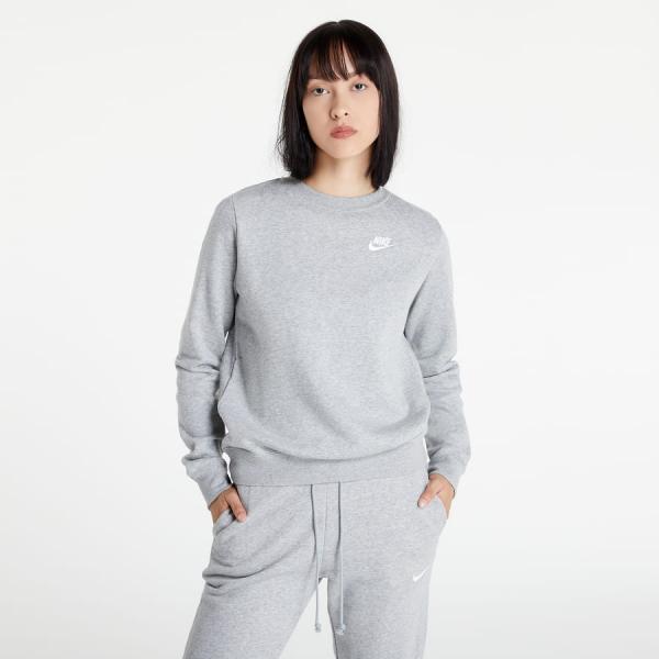 Dámská mikina Nike Sportswear Club Fleece Crew-Neck Grey