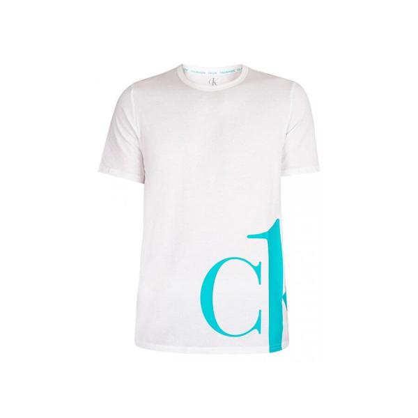 Tričko s krátkým rukávem Calvin Klein Regular Fit T-Shirt bílé