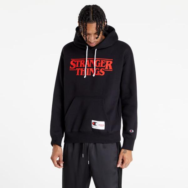 Mikina Champion x Stranger Things hoodie Black M