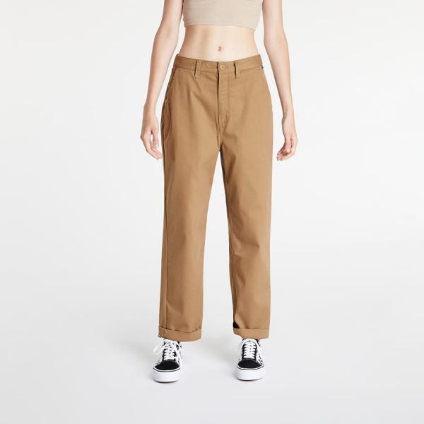 Kalhoty Vans Authentic Chino Stretch Pants Brown