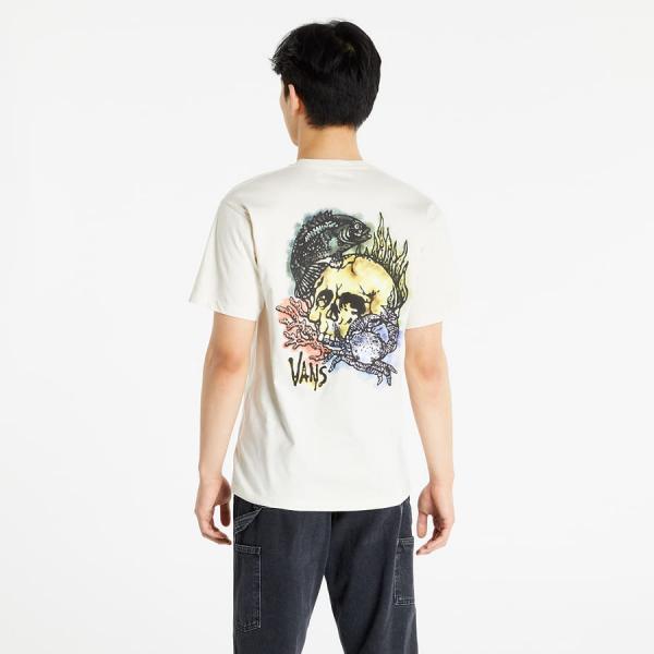 Pánské tričko Vans Bottom Feeder Short Sleeve Tee Beige