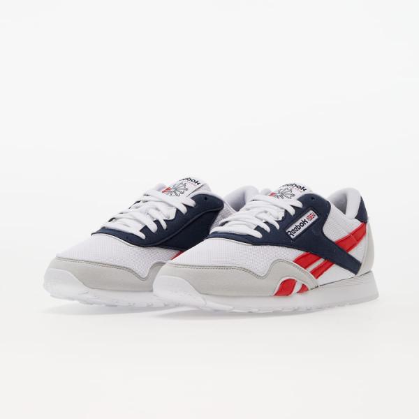 Reebok Classic Nylon White/ Vector Navy/ Prime Red
