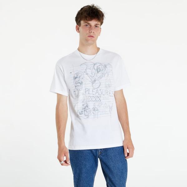 PLEASURES Homework T-Shirt White