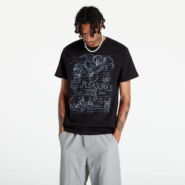 PLEASURES Homework T-Shirt Black