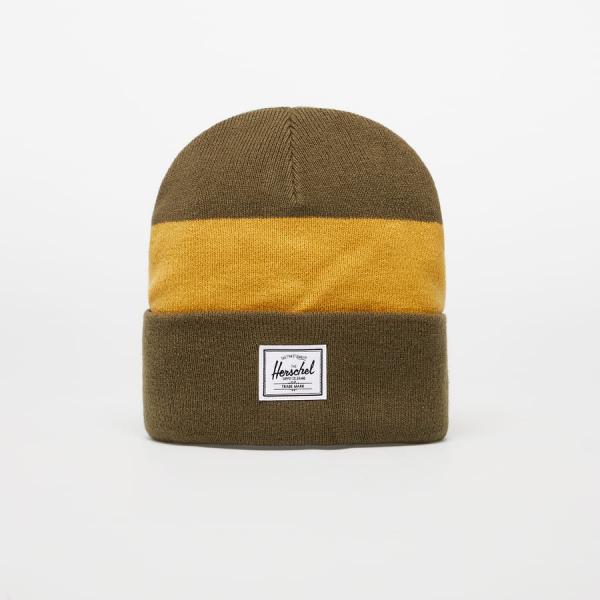 Herschel Supply CO. Elmer Beanie Ivy Green/ Harvest Gold