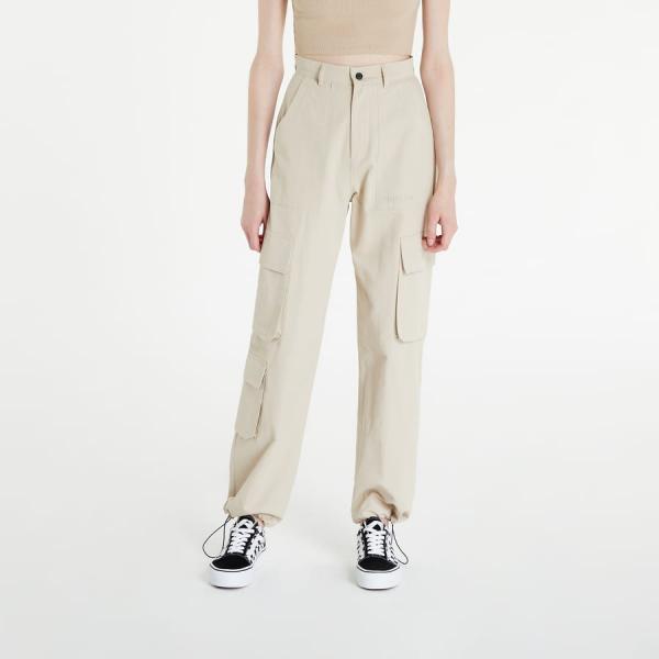 Kalhoty Sixth June Wide Leg Cargo Pants Cream S