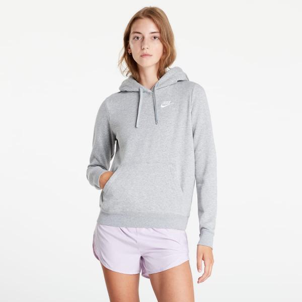 Dámská mikina Nike Sportswear Club Fleece Hoodie Grey