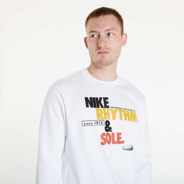 Mikina Nike Sportswear Men's Fleece Crew White S