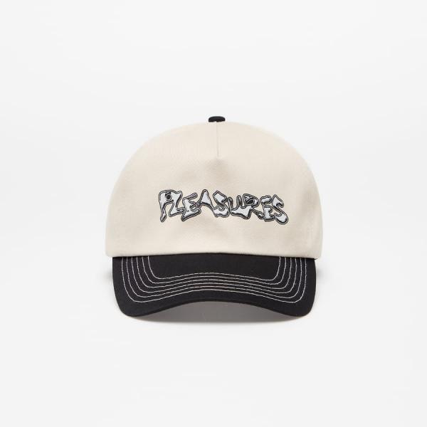 Kšiltovka PLEASURES Melt Unconstructed Cap krémová