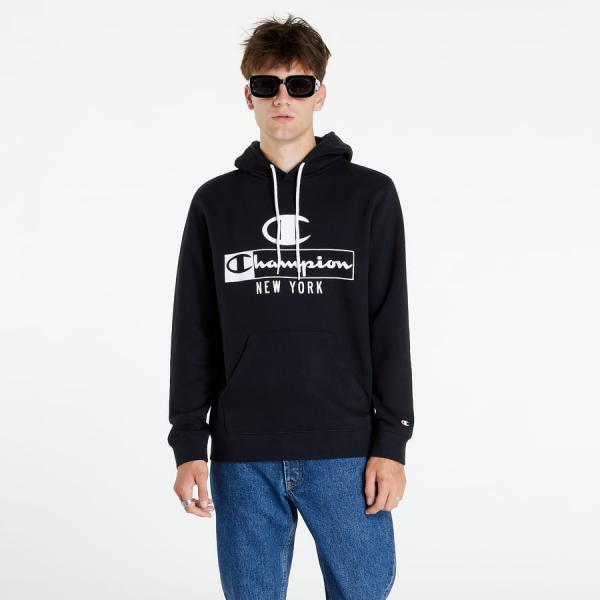 Mikina Champion Logo New York Hoodie černá
