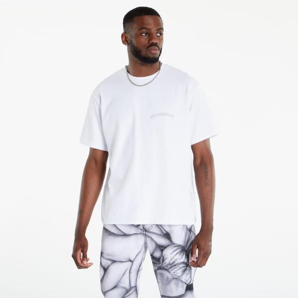 Tričko s krátkým rukávem PLEASURES Neural Heavyweight Shirt bílé