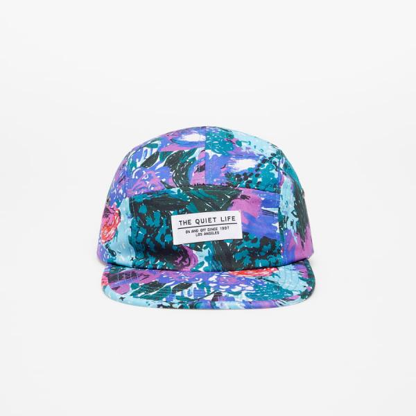 Kšiltovka The Quiet Life Floral 5 Panel Camper Hat Purple