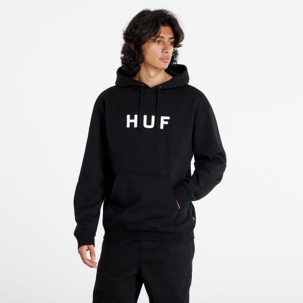Mikina HUF Essentials OG Logo Hoodie Černá