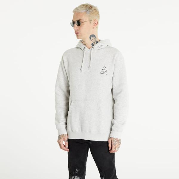 Mikina HUF Essentials Triple Triangle Hoodie Šedá