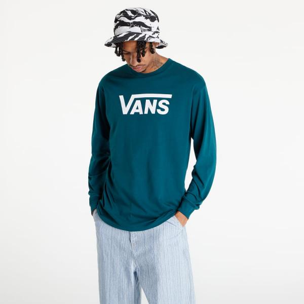 Tričko Vans Classic LS Tee Green XL