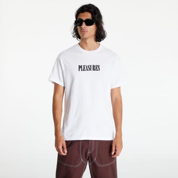 Pánské tričko PLEASURES Blurry T-Shirt White