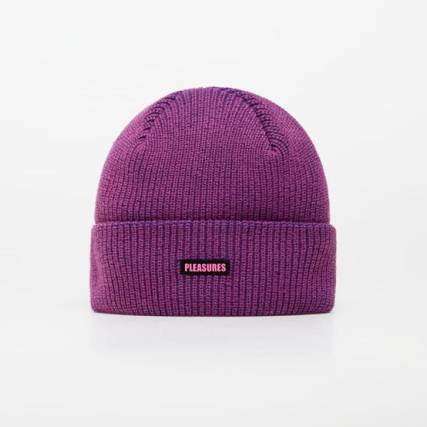 Dětská kšiltovka PLEASURES Impact Logo Beanie Purple