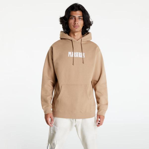 Mikina PLEASURES Blurry Hoodie Brown