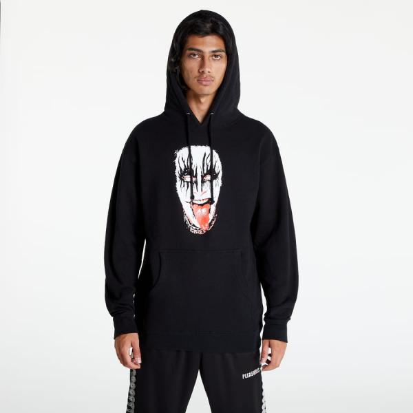 Svetr PLEASURES Mouth Hoody Black